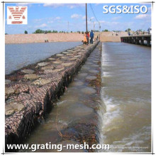 Gabion Tecido / Revestimento de PVC / Gabion Galvanizado para Banco do Rio